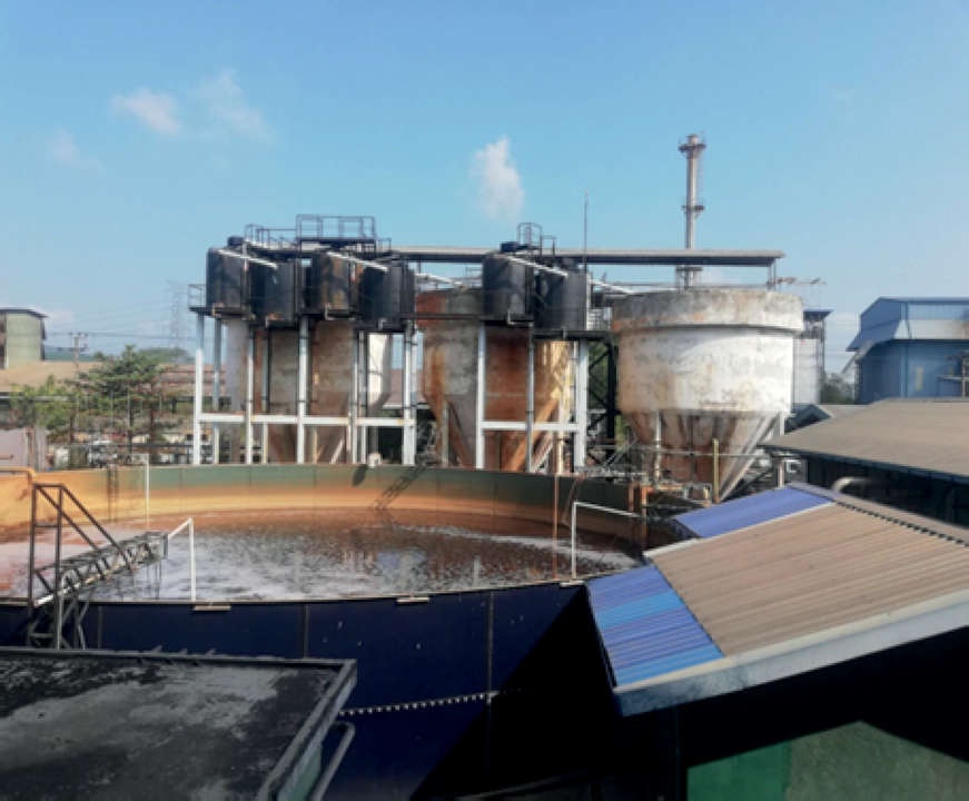 Clarifier Tanks at Teejay Lanka Factory